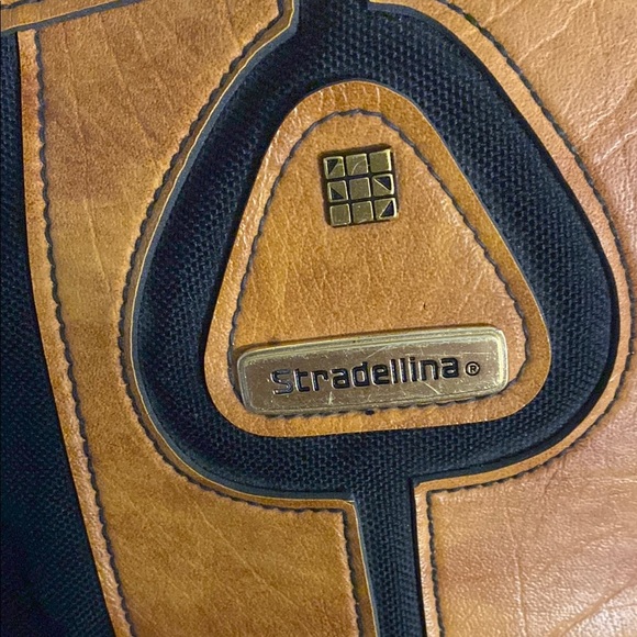 Vintage Stradellina Black Messenger Bag - Picture 2 of 9